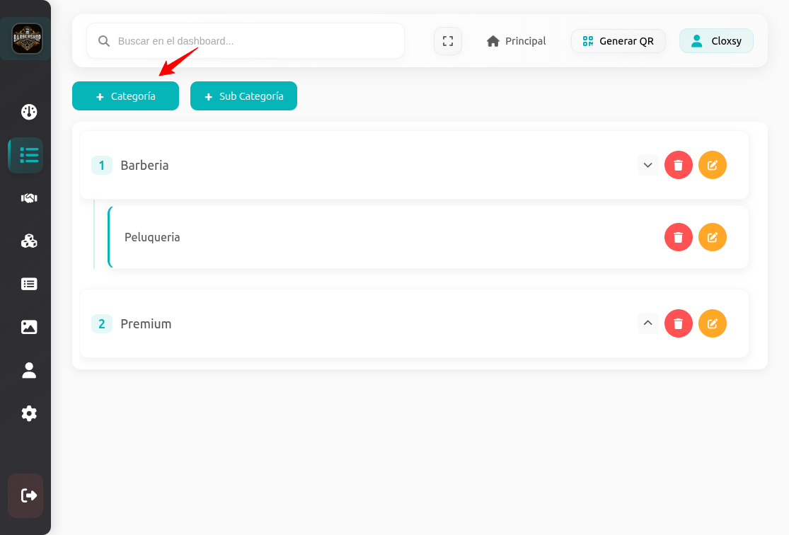 Crear nueva categoría